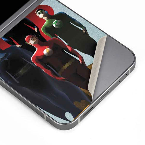 Justice League Standing Pose Team Galaxy Z Flip6 Skin